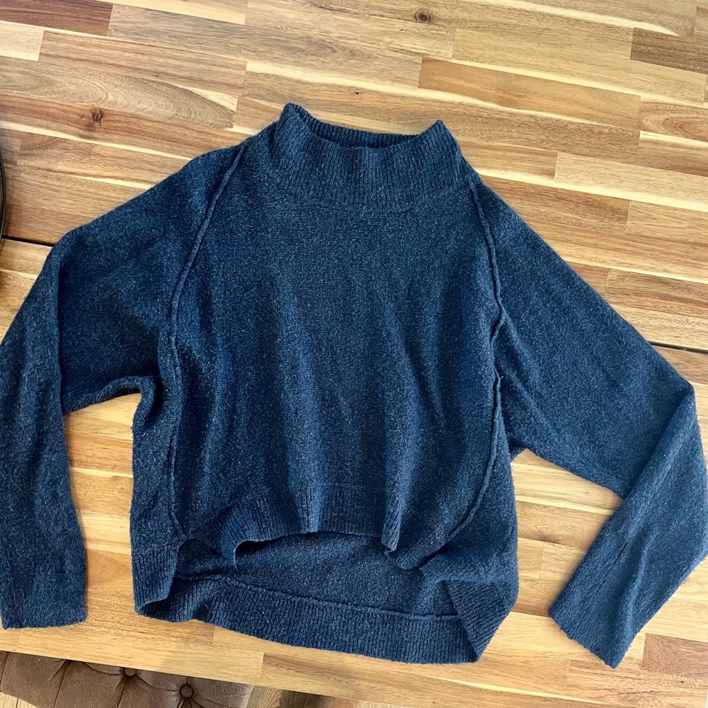 Cropped Navy Melrose and Market sweater